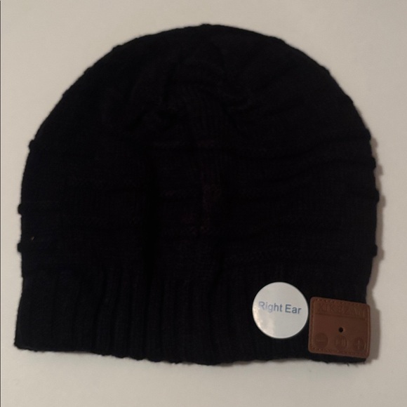 Xikezan | Black Knit Bluetooth Speaker Beanie Cap | Exercise Sports Outdoors NWT - Picture 6 of 15